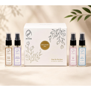 Acuzie Eau De Parfum Discovery Set 4*8ml Royal Oud, The Blue, Velvet Desire, Just Me
