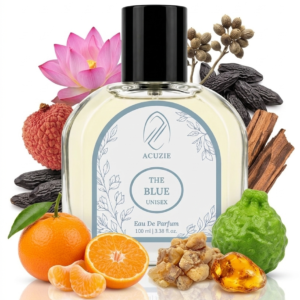The Blue Perfume for Men & Women | Long Lasting Fresh Aquatic Luxury Eau De Parfum EDP Fragrance | Unisex Daily Wear Body Scent 100ml